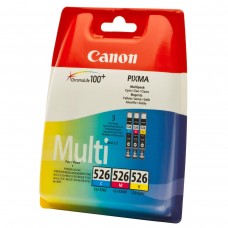 Canon CLI-526 C/M/Y ink cartridges, MultiPack